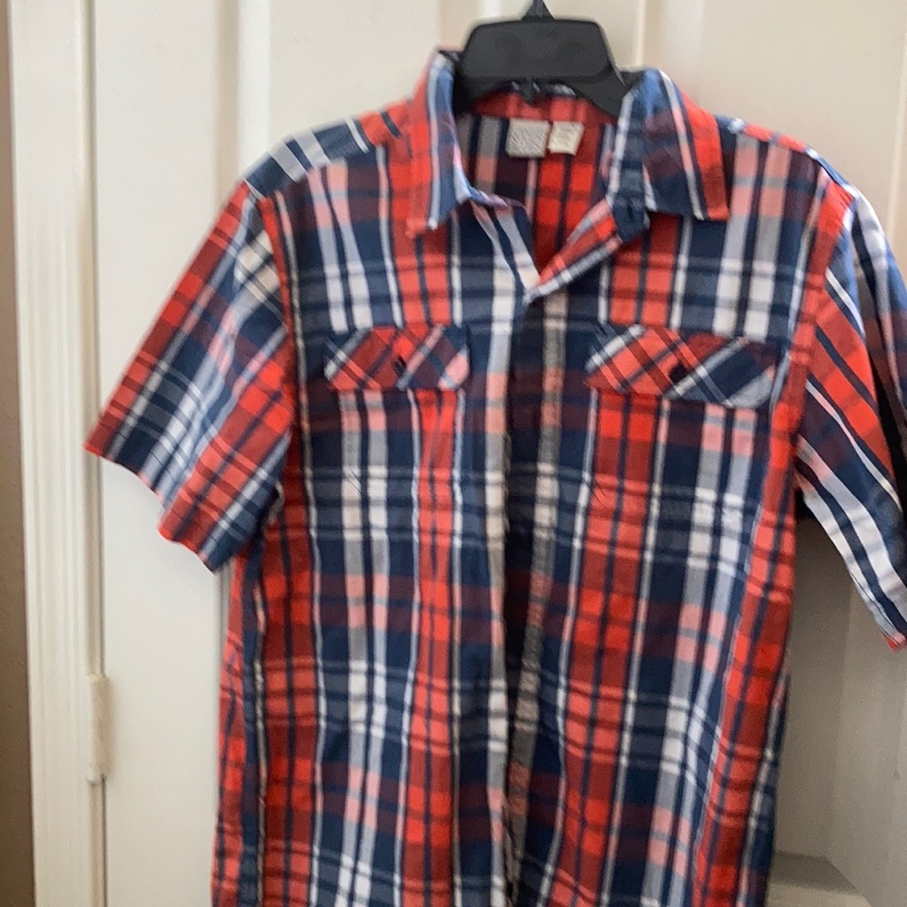 FINAL MARKDOWN Boys canyon river blues shirt xl